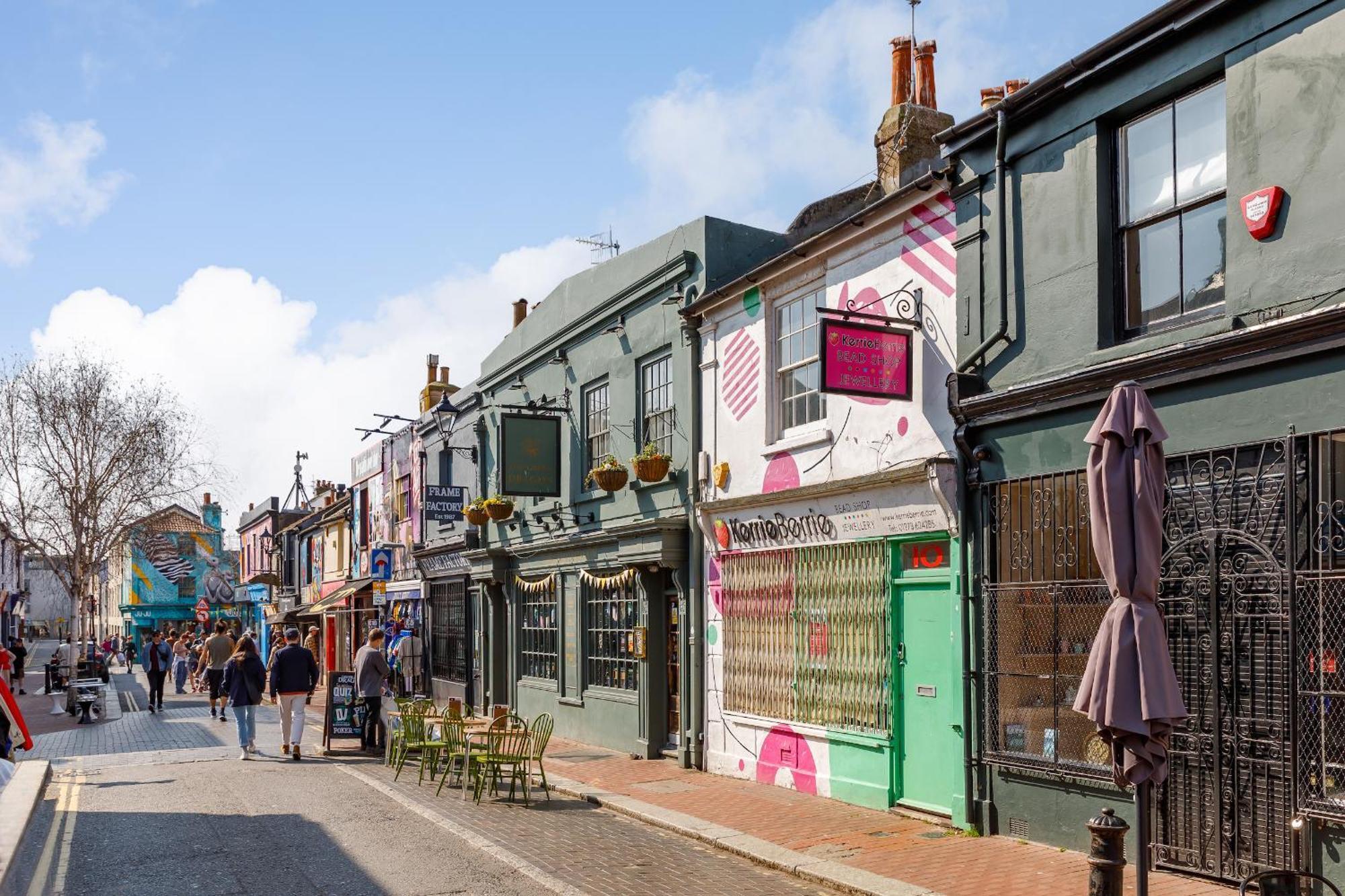 Trendy Central 1 Bed Flat With Roof Terrace Brighton Exterior foto